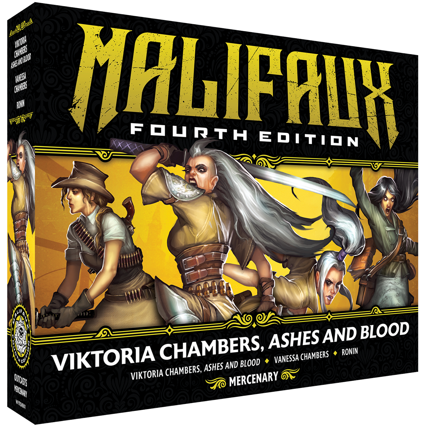 Malifaux Fourth Edition: Viktoria Chambers, Ashes and Blood - Wyrd Miniatures - Online Store