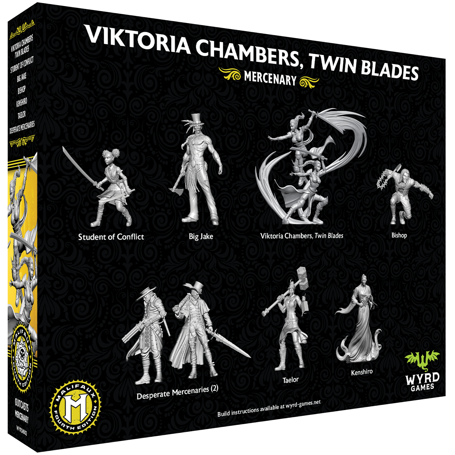 Malifaux Fourth Edition: Viktoria Chambers, Twin Blades – Wyrd