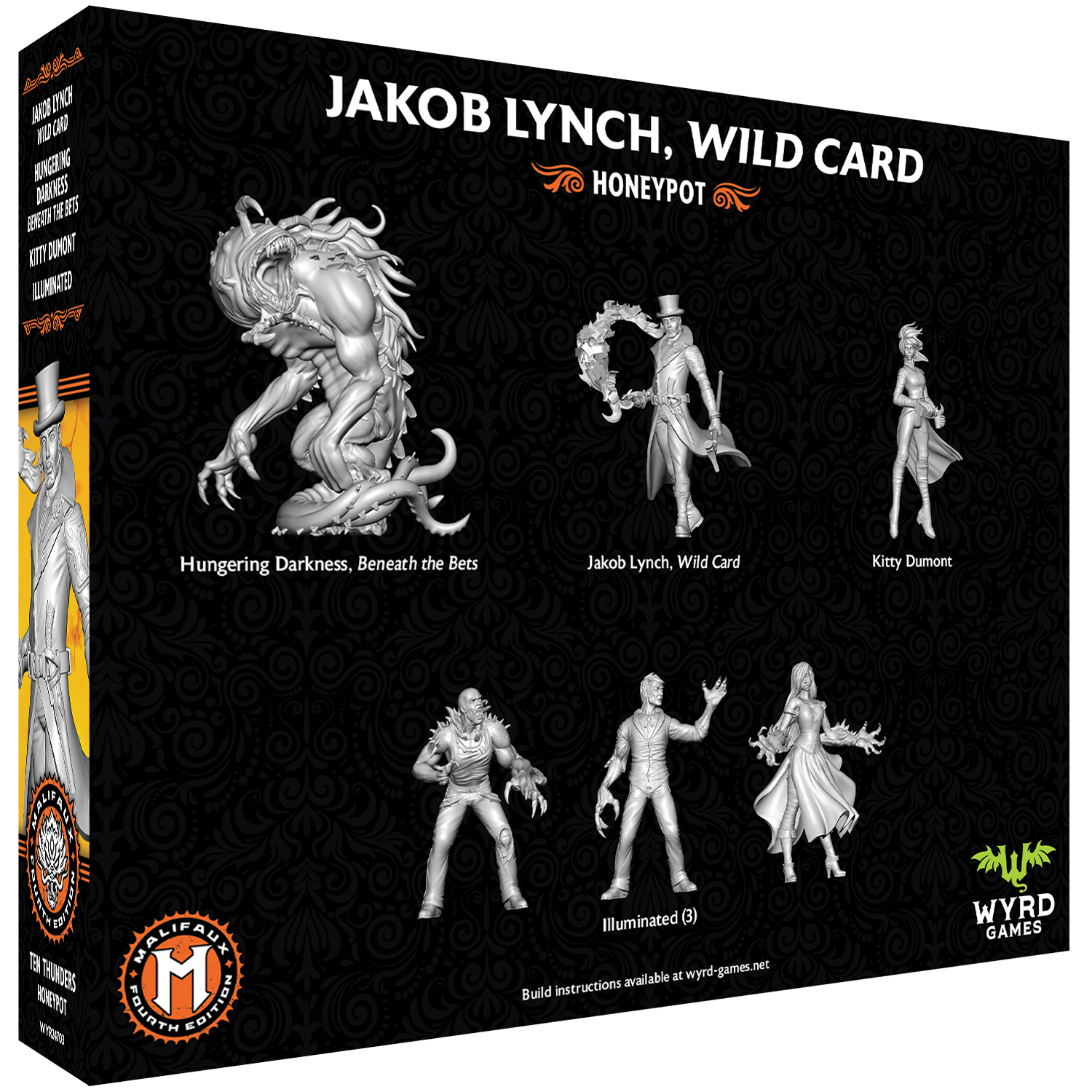 lynch. / 会報 UNDERNEATH_FILES Vol.1〜4 セット Malifaux Fourth Edition: Jakob Lynch, Wild Card – Wyrd Miniatures