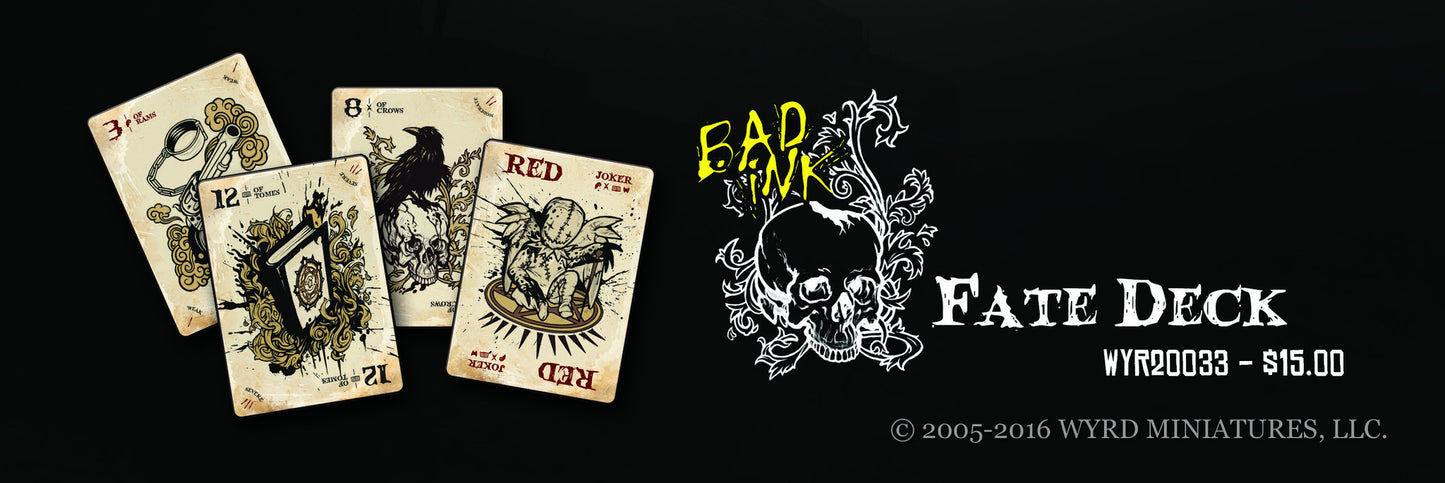 Bad Ink Fate Deck - Wyrd Miniatures - Online Store