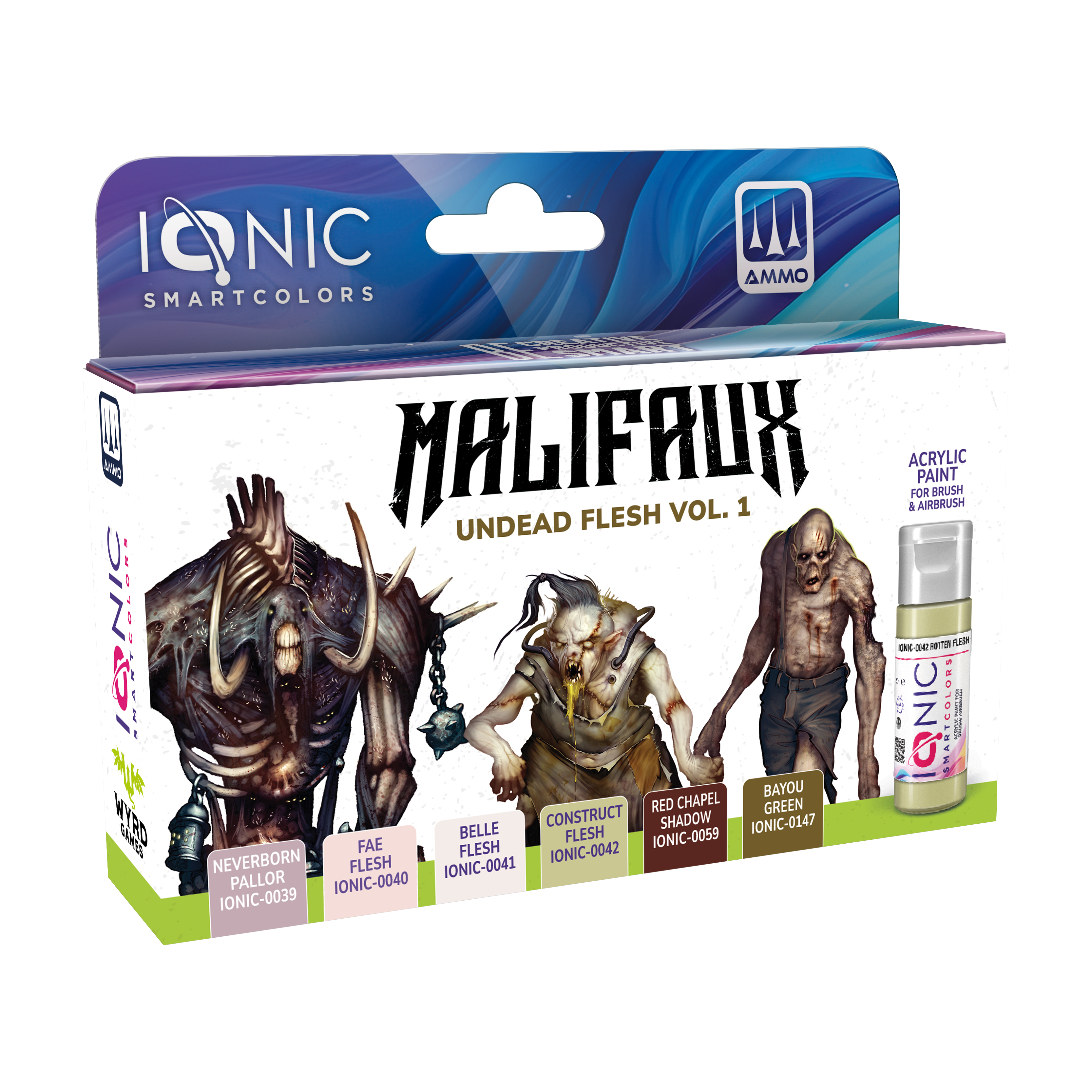 IONIC Malifaux: Undead Flesh Vol. 1 Paint Set – Wyrd Miniatures ...