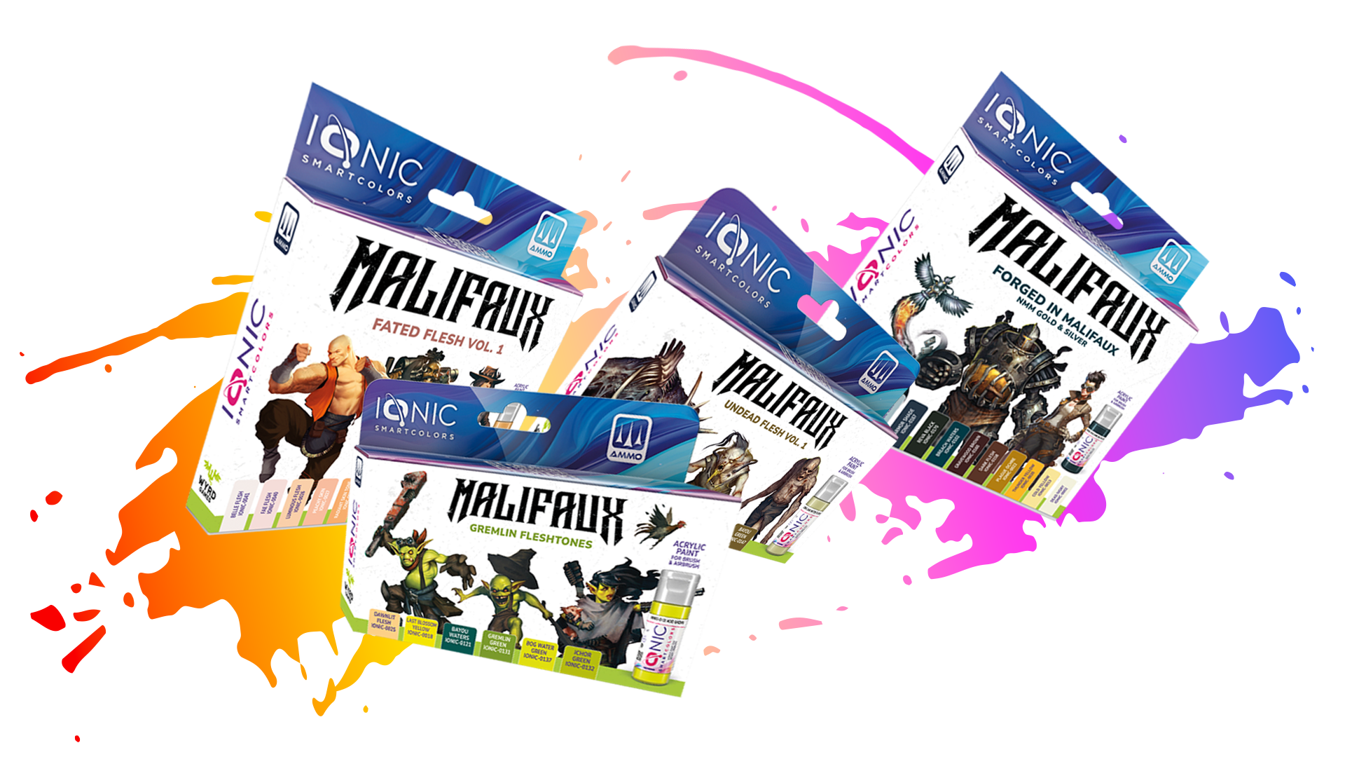 Malifaux paint sets developed in collaboration with AMMO