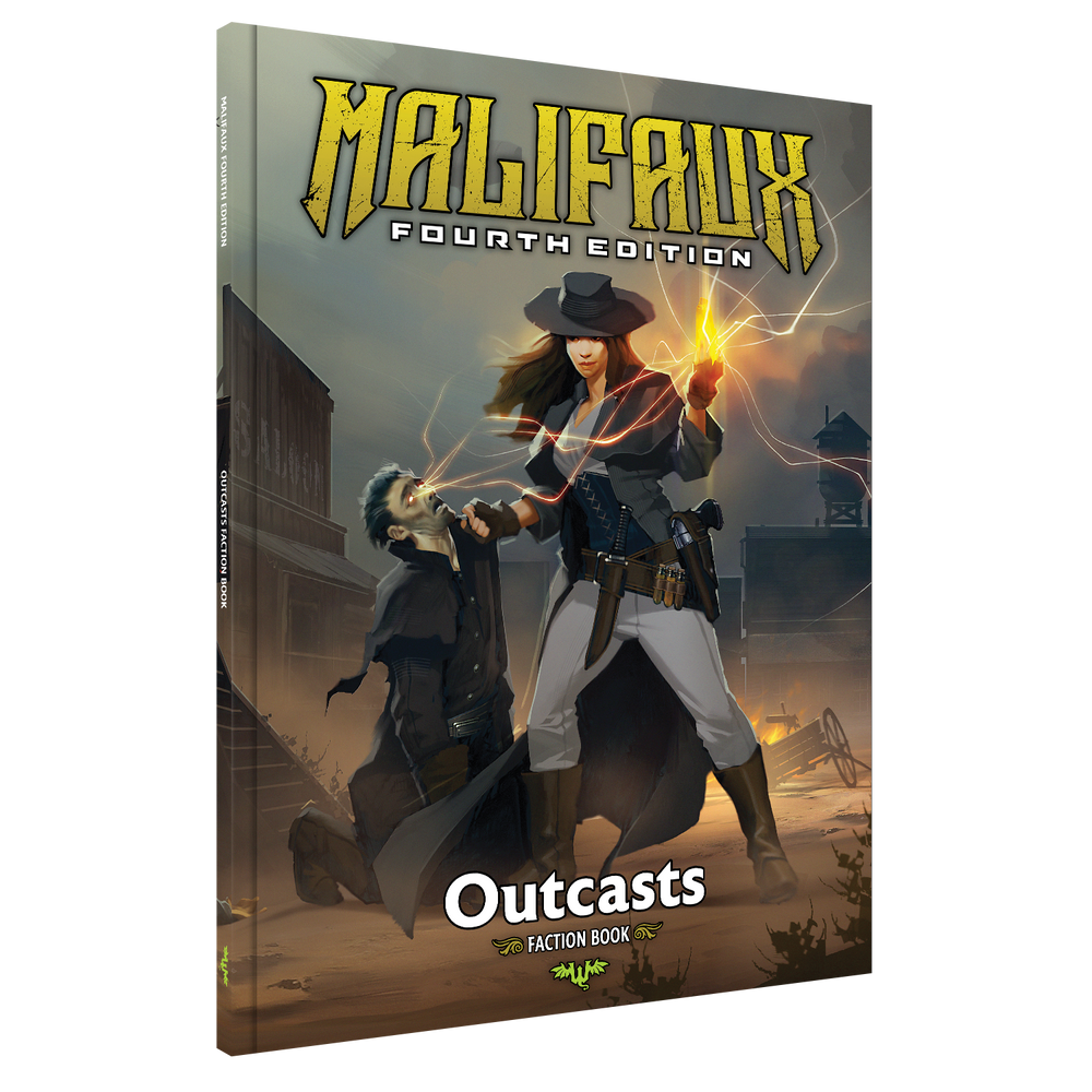 Malifaux Fourth Edition: Outcast Faction Book book cover