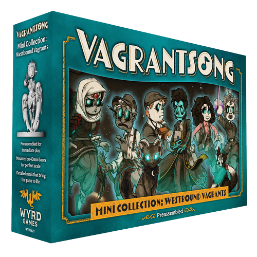 
                    
                      Vagrantsong Westbound Miniatures Pack by Wyrd, featuring detailed models from the Vagrantsong miniatures collection.
                    
                  