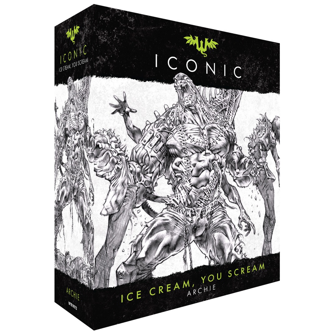 
                    
                      Front view of the Wyrd Miniatures Iconic Malifaux Ice Cream, You Scream box featuring colorful ice cream-themed artwork.
                    
                  