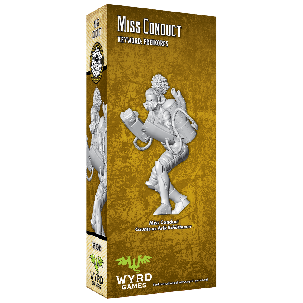 
                  
                    Limited Edition - Miss Conduct - Alternative Arik Schöttemer - Wyrd Miniatures - Online Store
                  
                