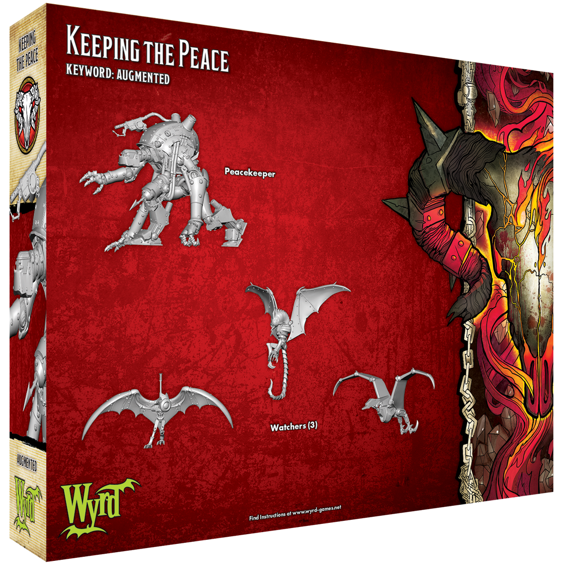 
                    
                      Wyrd Miniatures Keeping the Peace miniature figure with detailed clothing and accessories, viewed from the back.
                    
                  