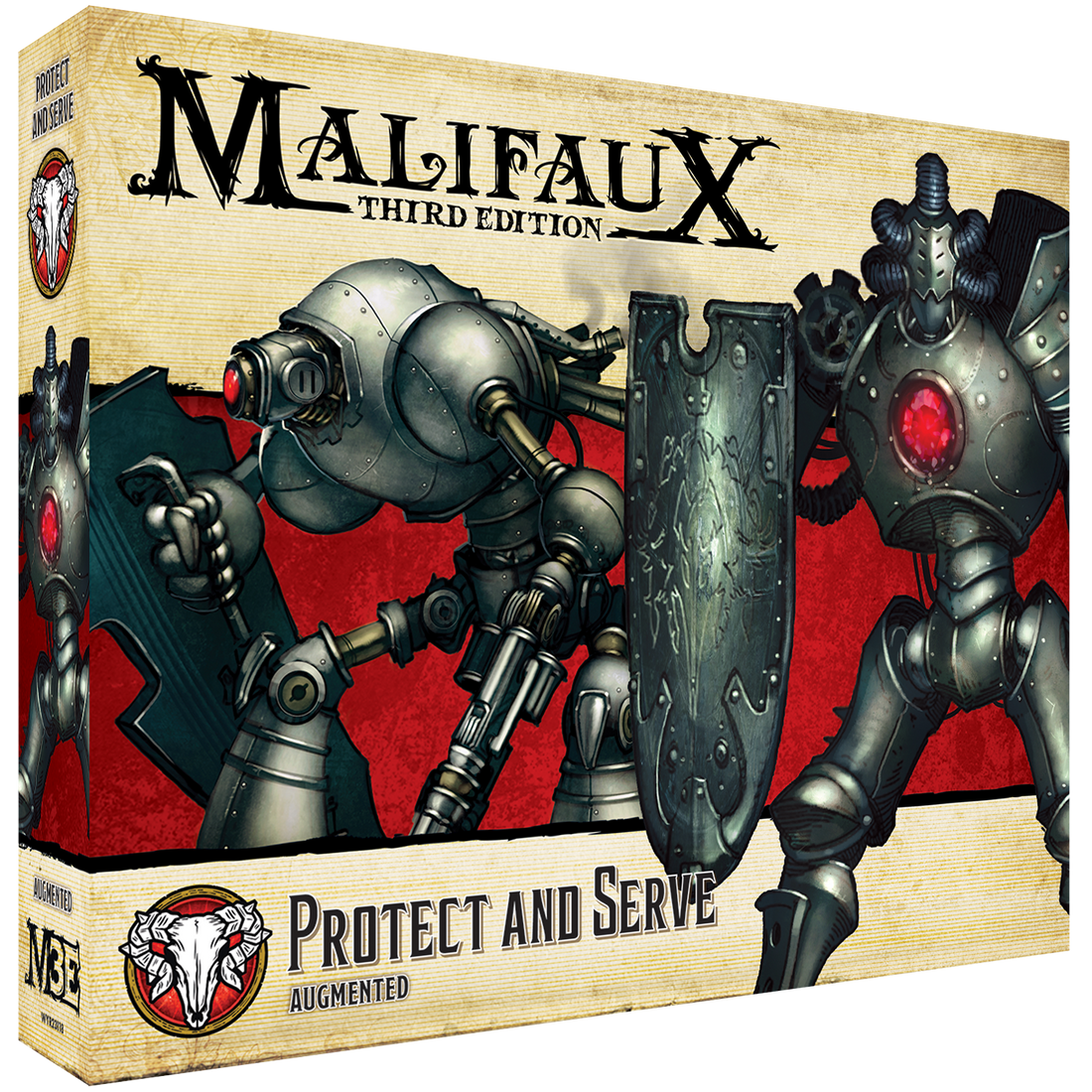 
                    
                      Front view of the Wyrd Miniatures Protect and Serve miniature figure featuring a detailed law enforcement character.
                    
                  