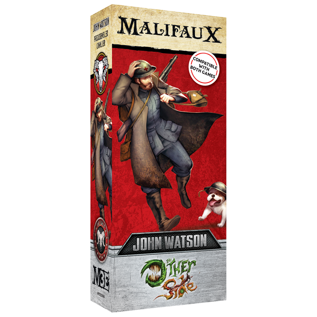 
                    
                      Front view of Wyrd Miniatures John Watson The Other Side character box, showcasing the detailed miniature figure.
                    
                  