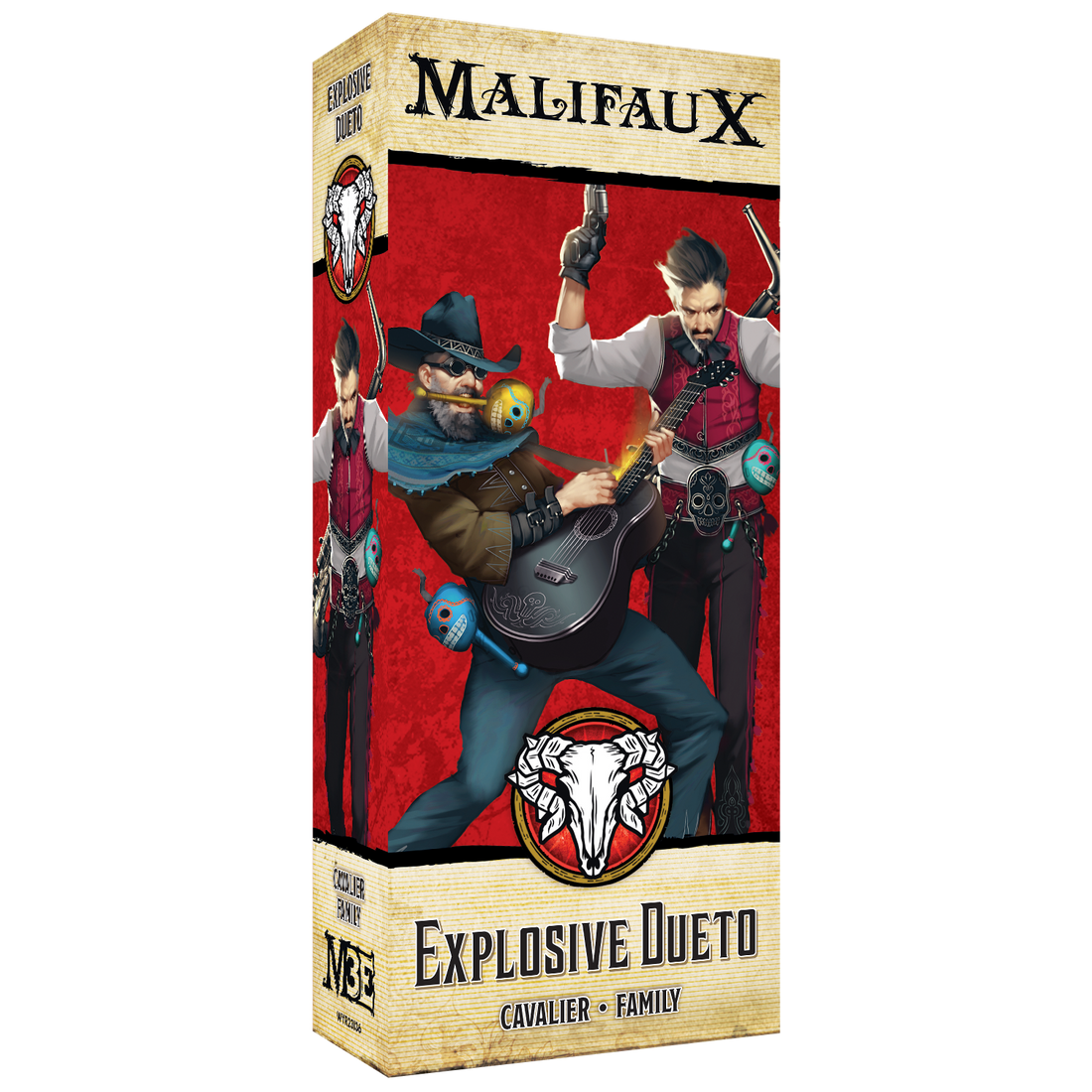 
                    
                      Front view of Wyrd Miniatures Explosive Dueto figurine featuring two dynamic, detailed characters in an explosive pose.
                    
                  