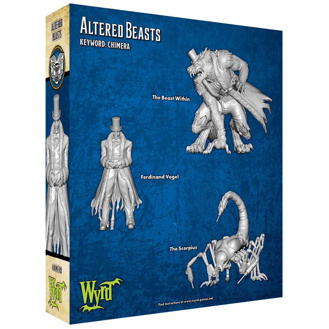 
                    
                      Back view of the Altered Beasts toy from Wyrd Miniatures' Toys & Games collection, showing detailed creature design and vibrant colors.
                    
                  