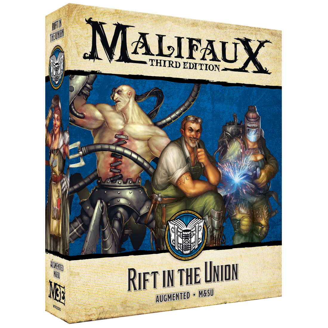 
                    
                      Front view of Wyrd Miniatures Rift in the Union, a detailed fantasy miniature figure with intricate armor and mystical design.
                    
                  