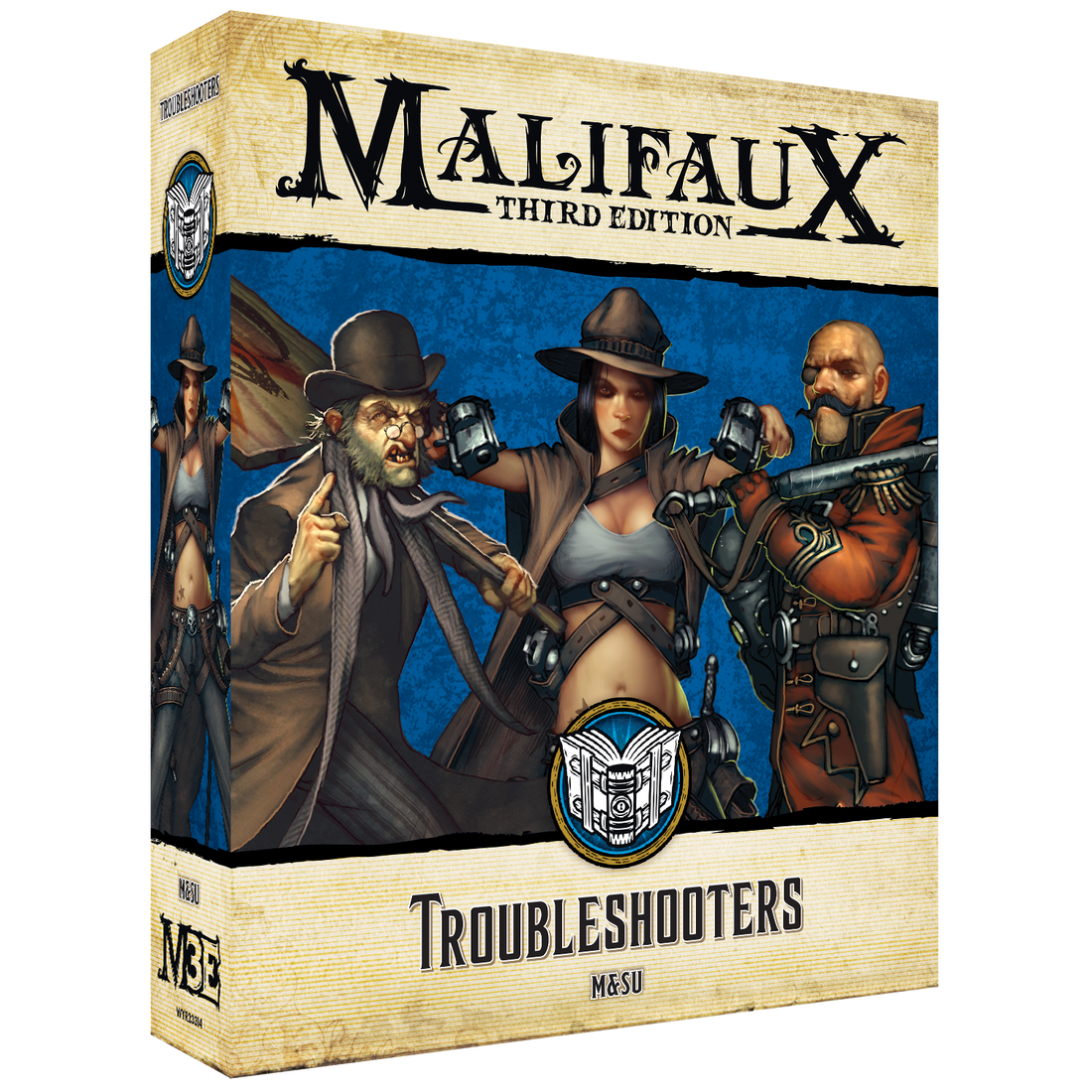 
                    
                      Wyrd Miniatures Troubleshooters gaming miniatures set, front view showing detailed soldier figures and equipment.
                    
                  