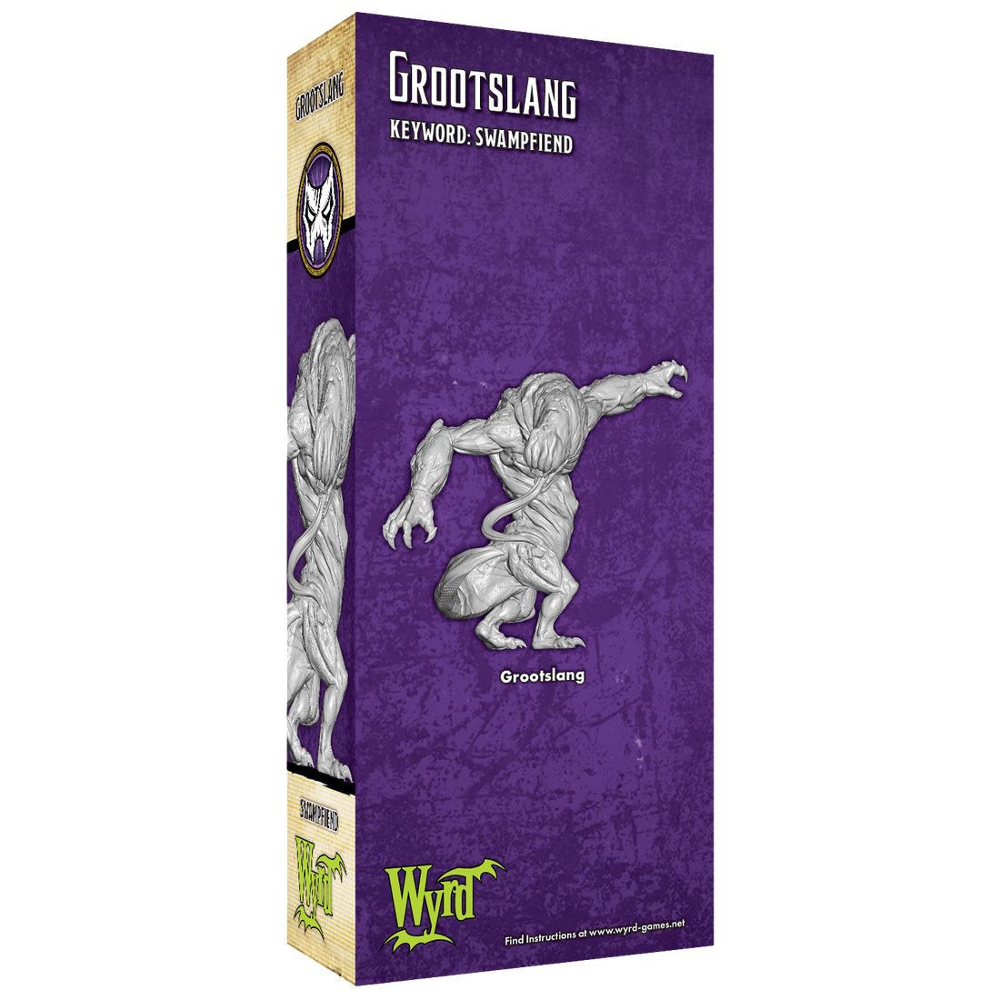 
                    
                      Back view of the Wyrd Miniatures Grootslang figurine, detailed sculpture of a mythical creature with textured skin and tusks.
                    
                  