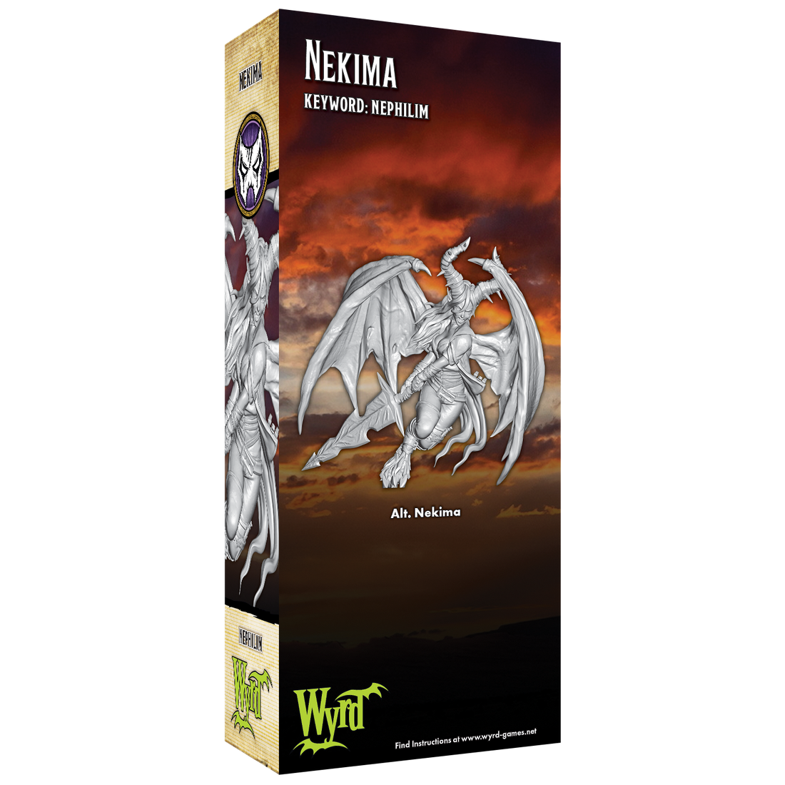 
                    
                      Back view of Wyrd Miniatures Alt Nekima toy figure from the Toys & Games collection, showcasing detailed sculpting and painted features.
                    
                  