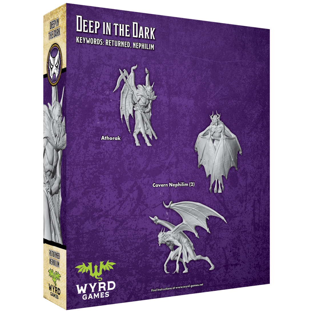 
                    
                      Back view of Wyrd Miniatures Deep in the Dark figurine, showcasing detailed dark-themed character design and intricate sculpting.
                    
                  