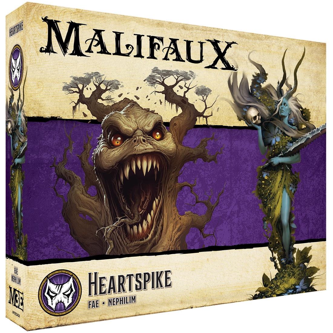 
                    
                      Wyrd Miniatures Heartspike figure showing a detailed, spiked creature with heart-themed armor and menacing stance.
                    
                  