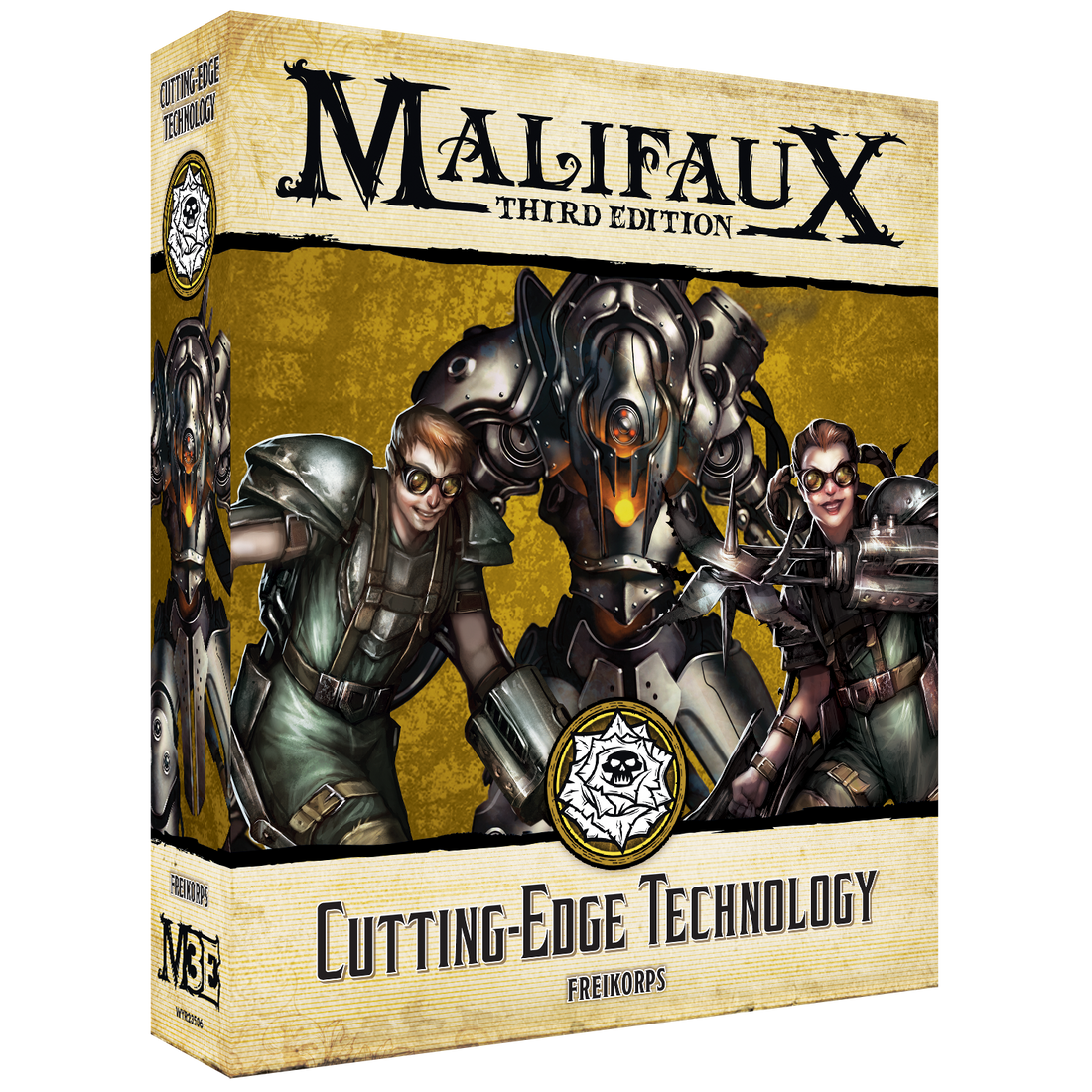 
                    
                      Wyrd Miniatures Cutting-Edge Technology Malifaux miniature front view, detailed sci-fi figure with futuristic armor and advanced equipment.
                    
                  