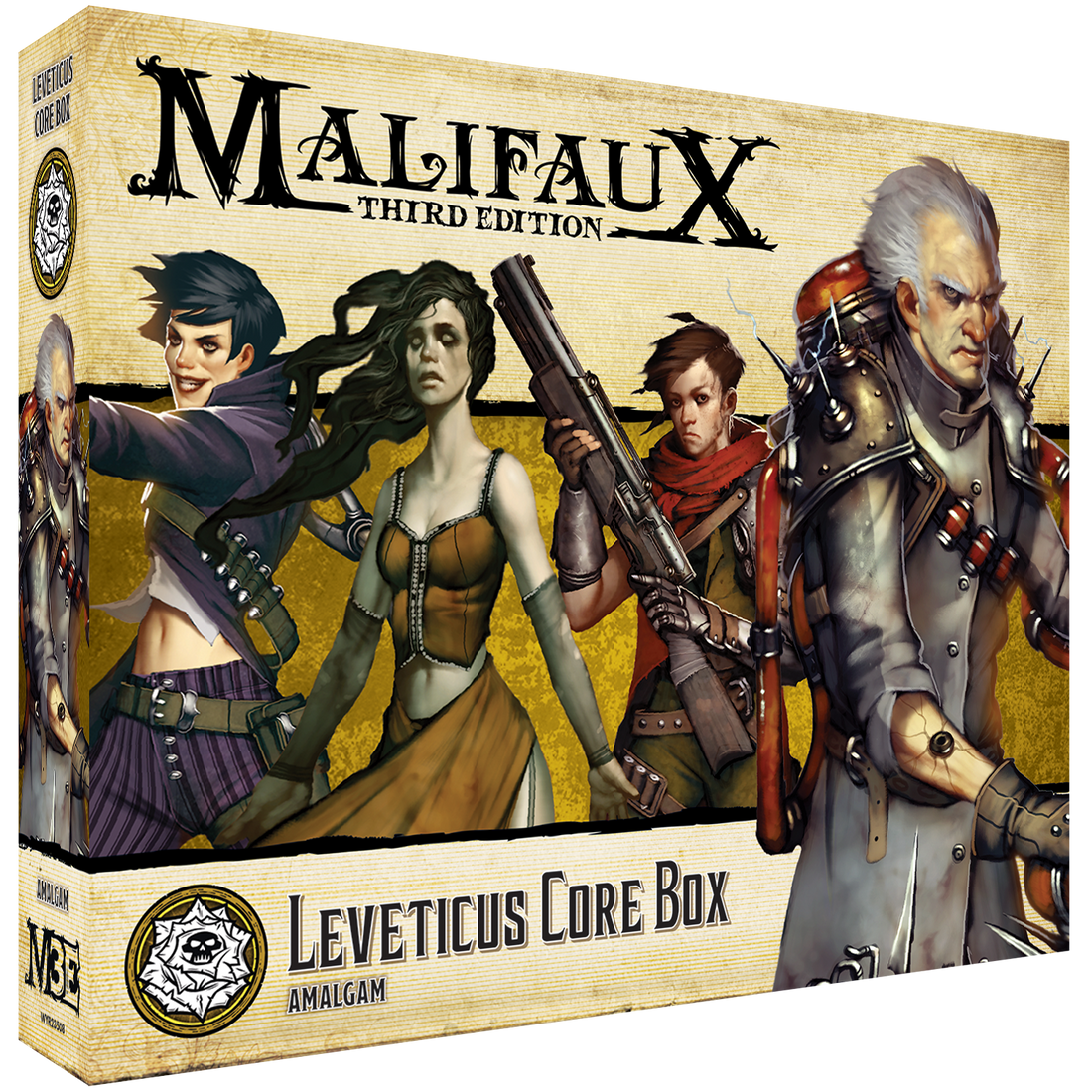
                    
                      Leveticus Core Box by Wyrd Miniatures featuring miniatures and components for the Leveticus tabletop game.
                    
                  