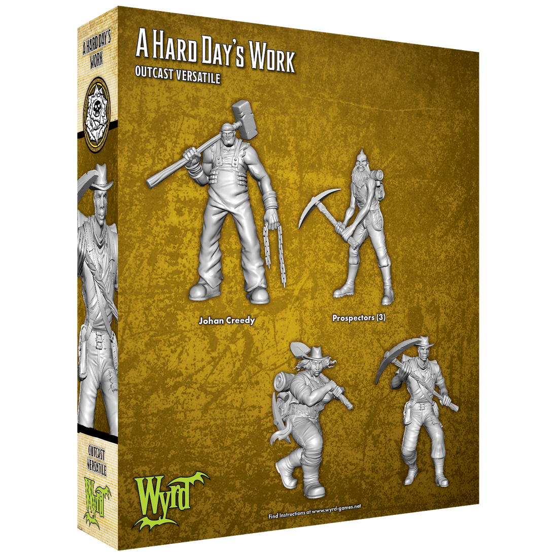 
                    
                      Back view of a Wyrd Miniatures "A Hard Day's Work" toy, featuring detailed sculpting and vibrant colors from the Toys & Games collection.
                    
                  