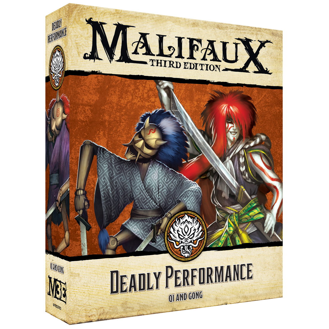 
                    
                      Front view of the Deadly Performance miniature by Wyrd Miniatures showcasing detailed sculpt and dynamic pose.
                    
                  