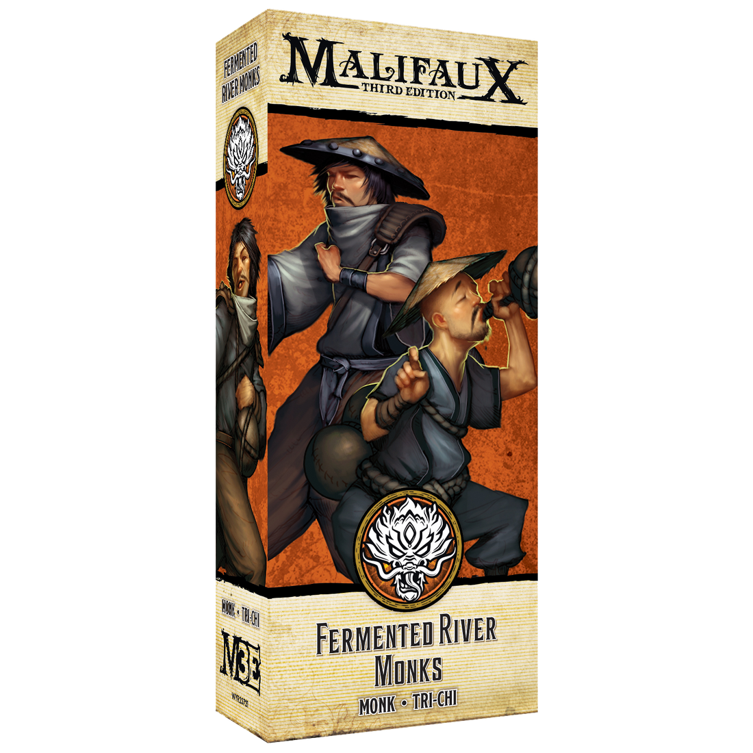 
                    
                      Fermented River Monks miniature by Wyrd Miniatures featuring detailed monk figures in traditional robes.
                    
                  