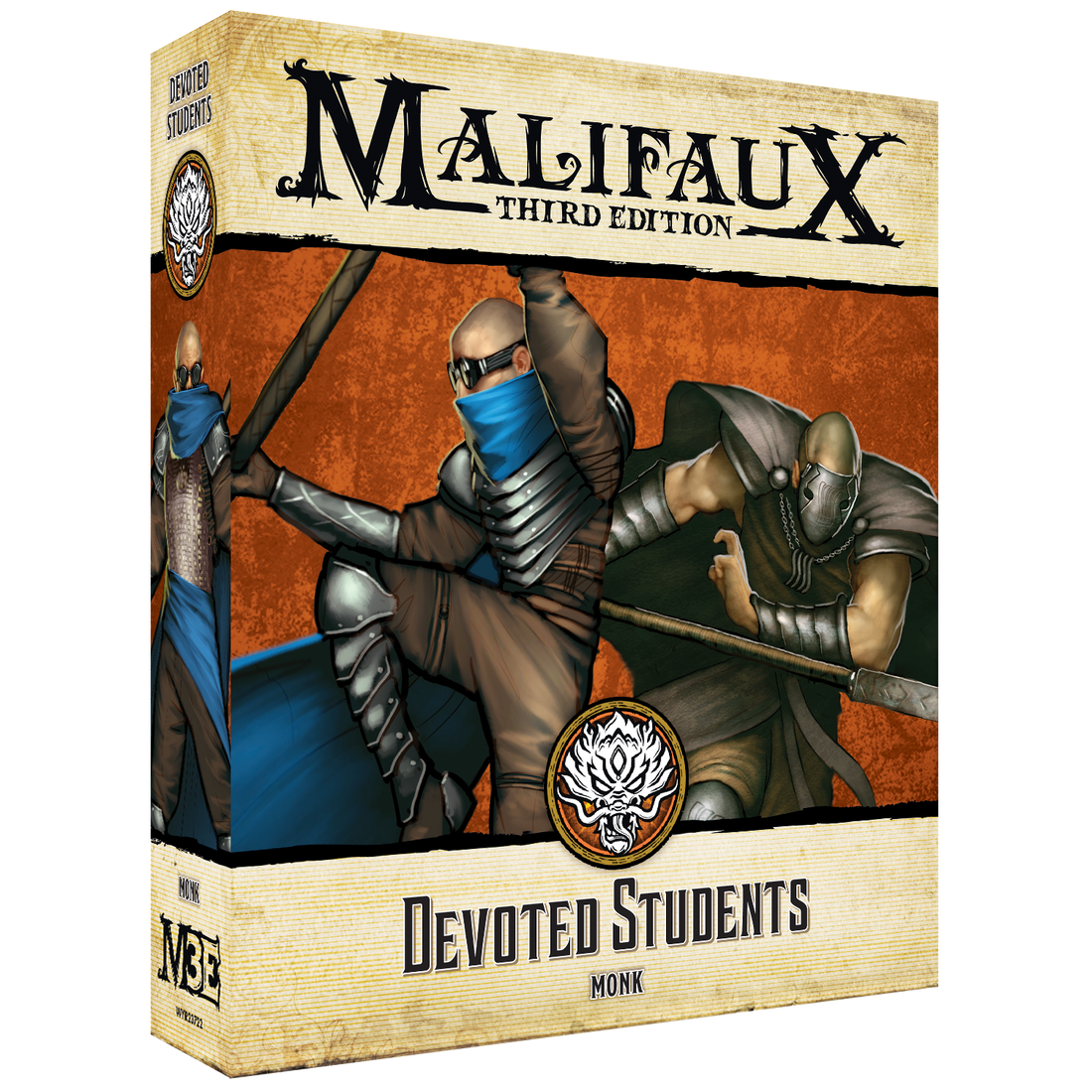 
                    
                      Front view of Wyrd Miniatures Devoted Students miniature figure, showing detailed character design and dynamic pose.
                    
                  