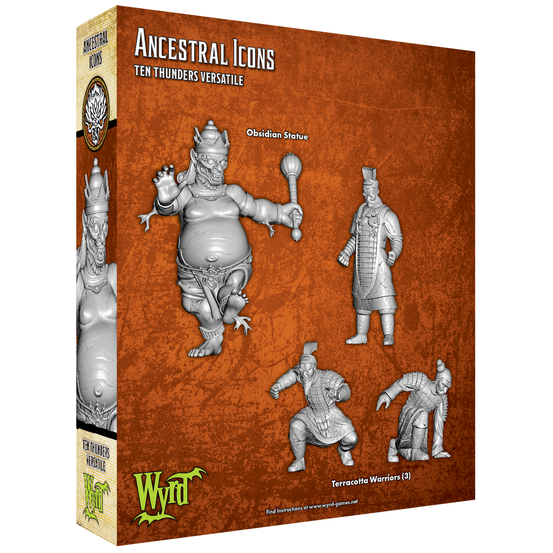 
                    
                      Back view of Wyrd Miniatures Ancestral Icons toy, detailed miniature figure for tabletop gaming and display.
                    
                  
