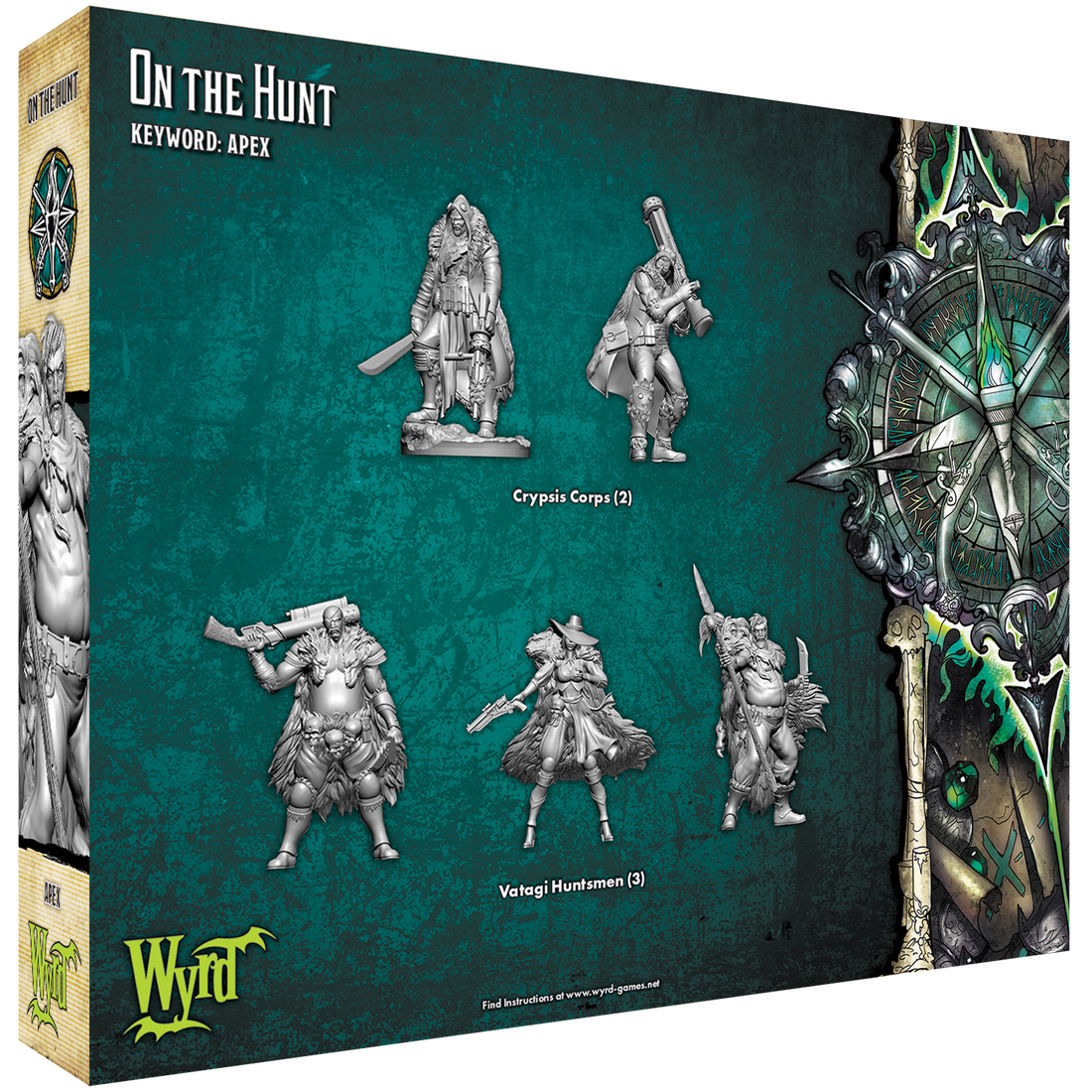 
                    
                      Wyrd Miniatures "On the Hunt" character figure, detailed painted miniature with hunting gear and dynamic pose.
                    
                  