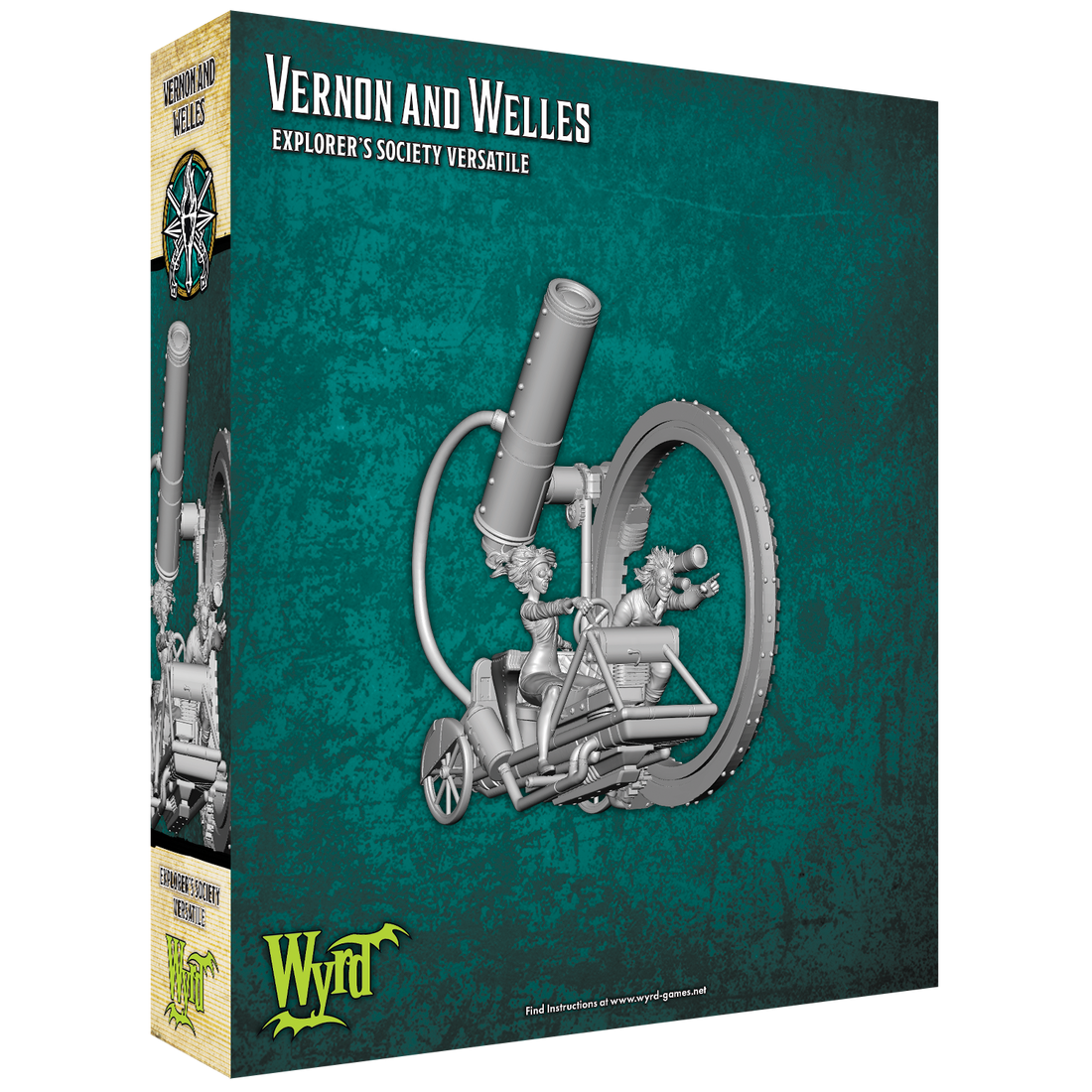 
                    
                      Back view of Vernon and Welles miniatures by Wyrd Miniatures, featuring detailed painted figures for tabletop gaming.
                    
                  