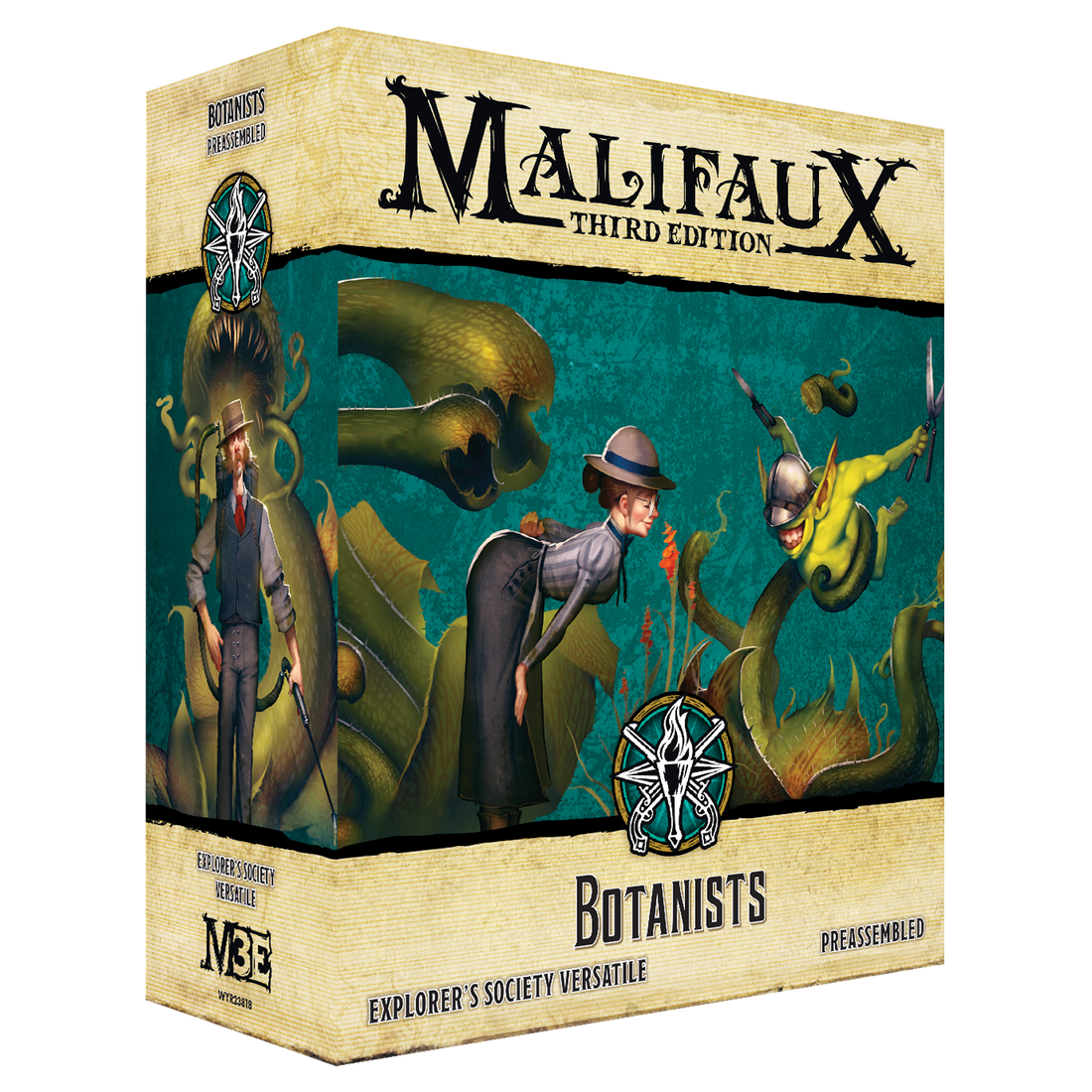 
                    
                      Front view of Wyrd Miniatures Botanists toy set, featuring detailed miniature figures for tabletop gaming.
                    
                  