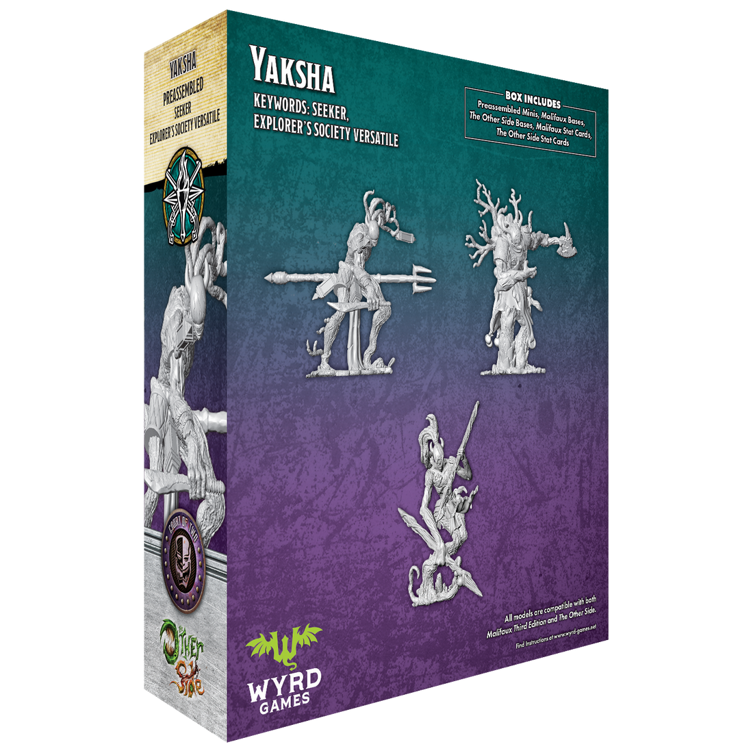 
                    
                      Wyrd Yaksha figurine with detailed painted features, showcasing traditional mythological design, viewed from the back.
                    
                  