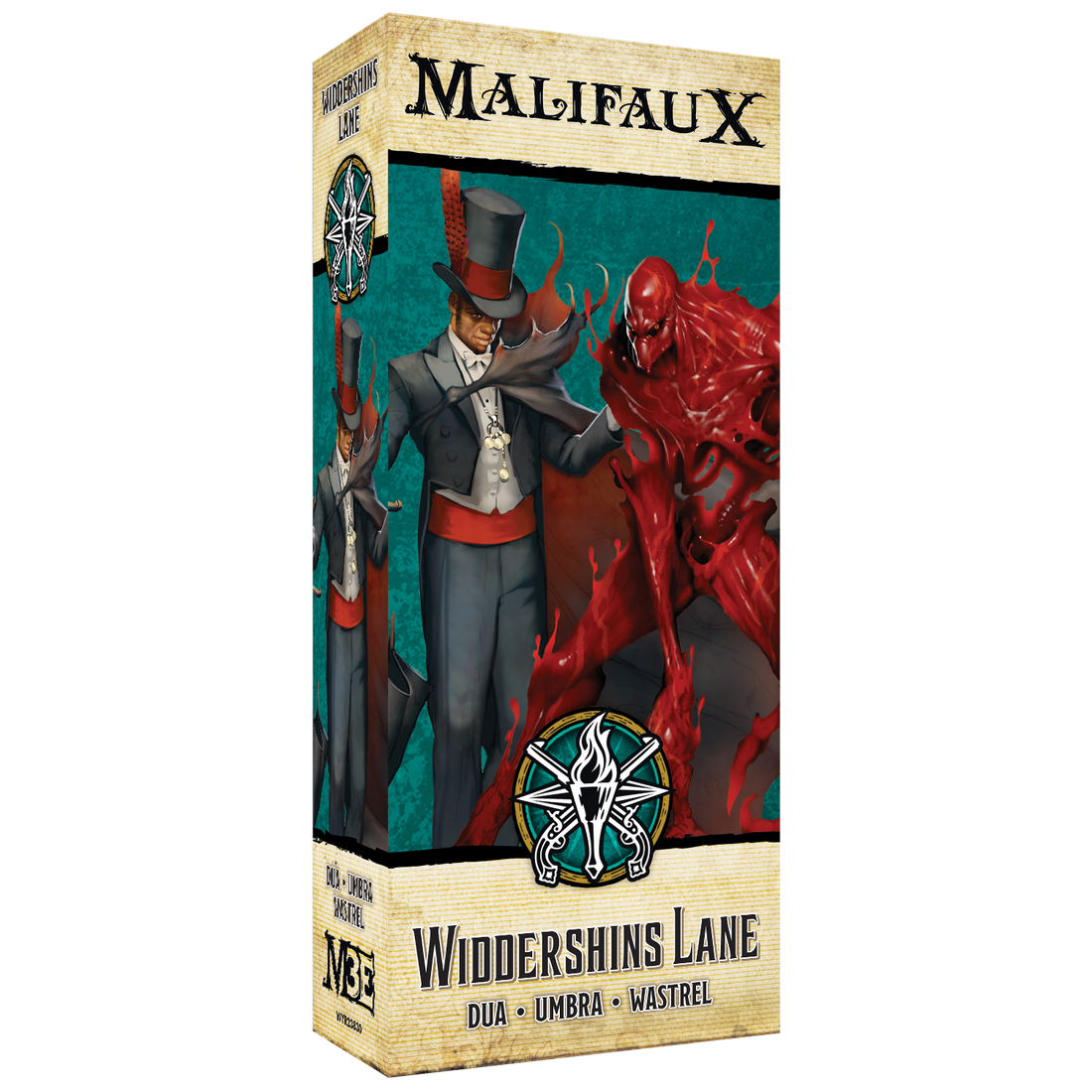 
                    
                      Front view of Widdershins Lane miniature by Wyrd Miniatures, featuring detailed buildings and scenic elements for tabletop gaming.
                    
                  