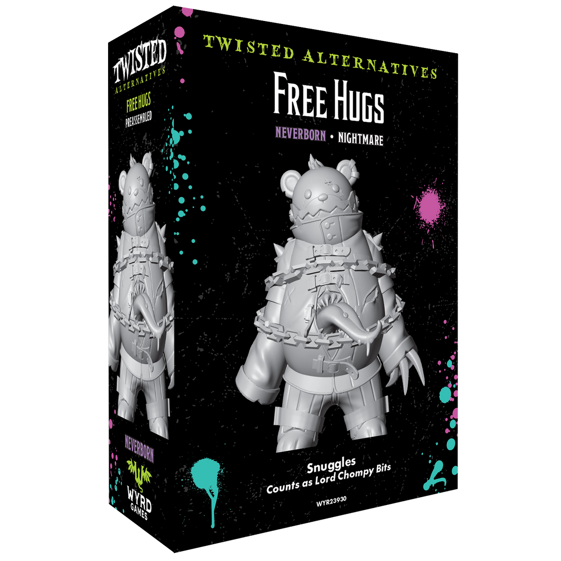 
                    
                      Back view of Twisted Alternatives' Free Hugs miniature by Wyrd Miniatures, showing detailed twisted figure holding out hands.
                    
                  