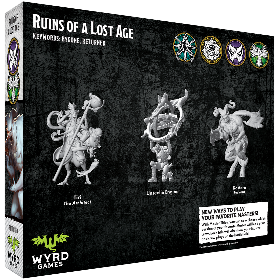
                    
                      Back view of Wyrd Miniatures' Ruins of a Lost Age model, featuring detailed ancient stone structures for tabletop gaming and dioramas.
                    
                  