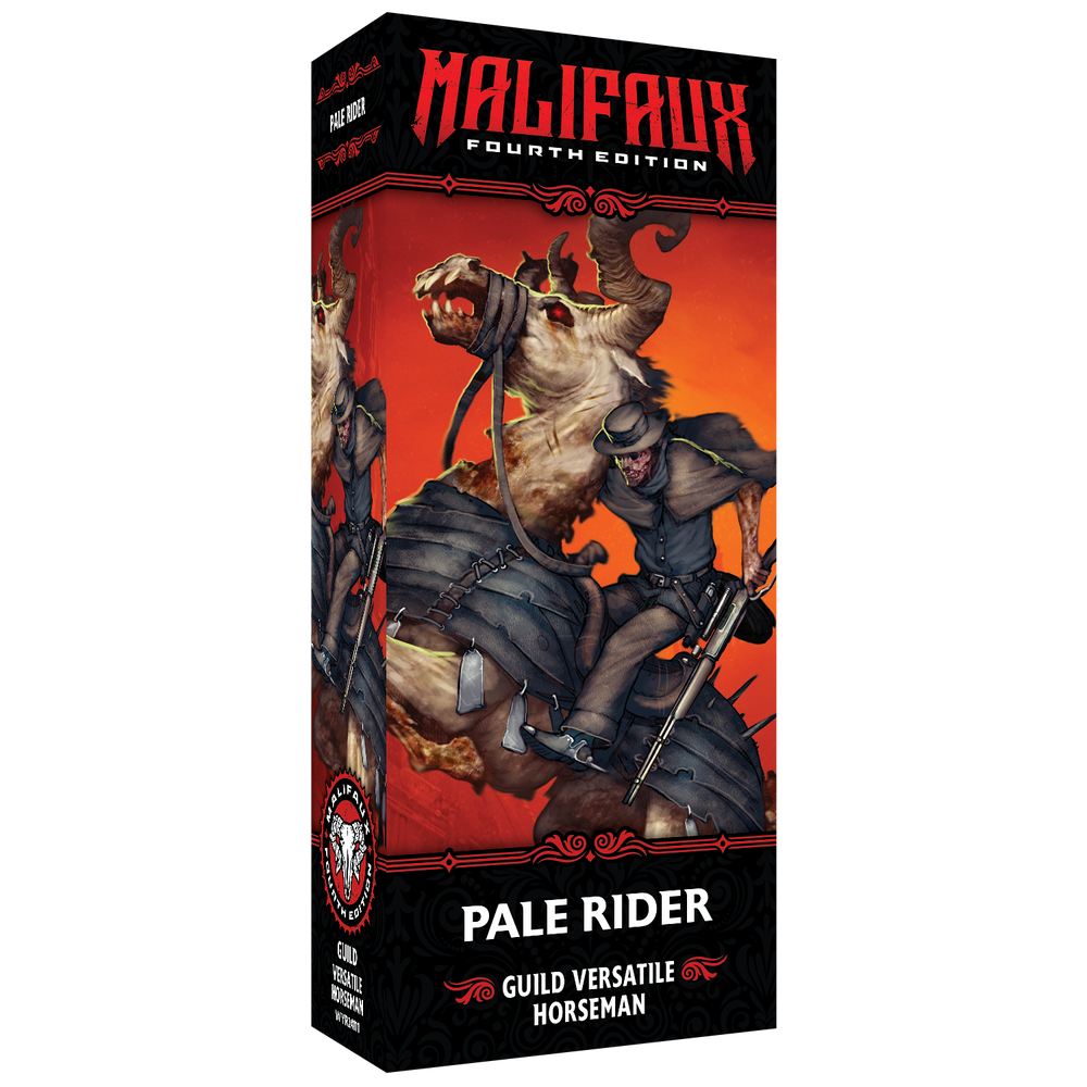 Malifaux Fourth Edition Pale Rider front box art