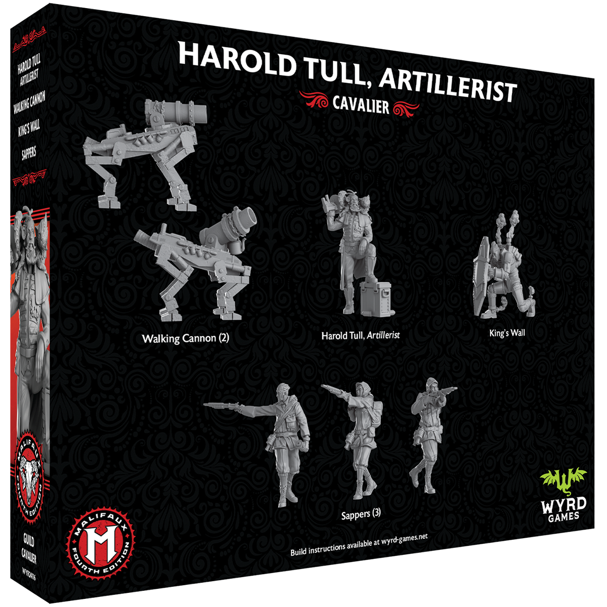 Malifaux Fourth Edition: Harold Tull, Artillerist box back