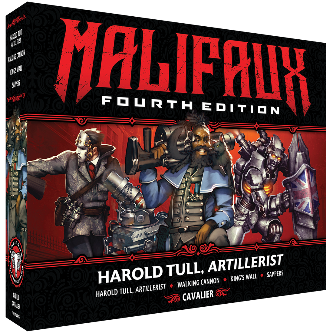 
                    
                      Malifaux Fourth Edition: Harold Tull, Artillerist box front
                    
                  