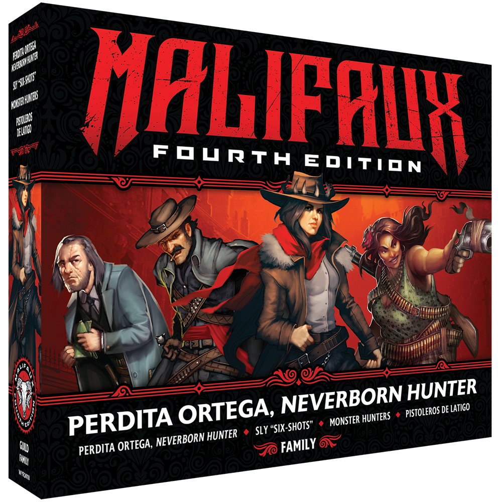 Malifaux Fourth Edition: Perdita Ortega, Neverborn Hunter box front