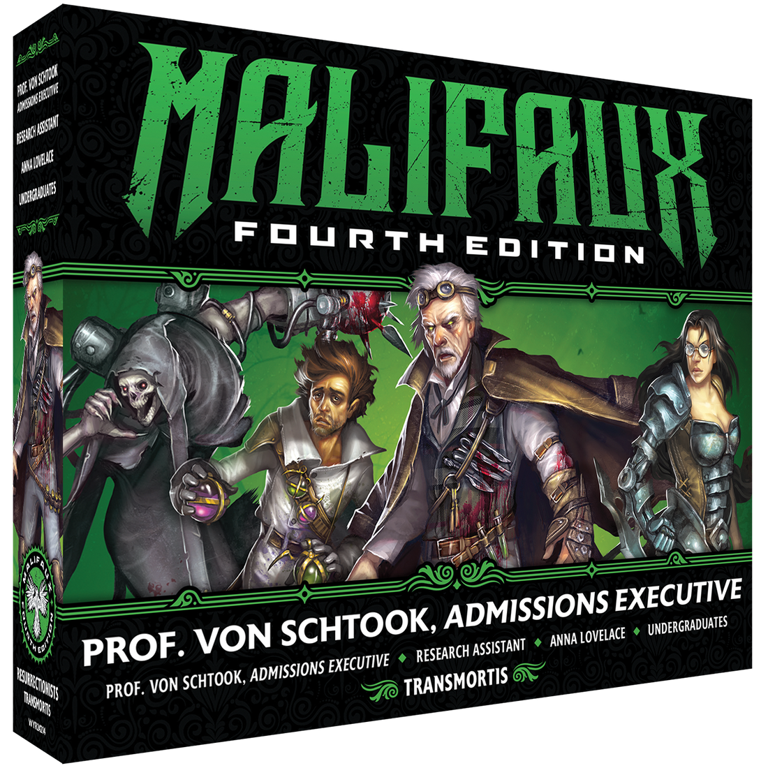 
                    
                      Malifaux Fourth Edition: Prof. Von Schtook, Admissions Executive box front
                    
                  