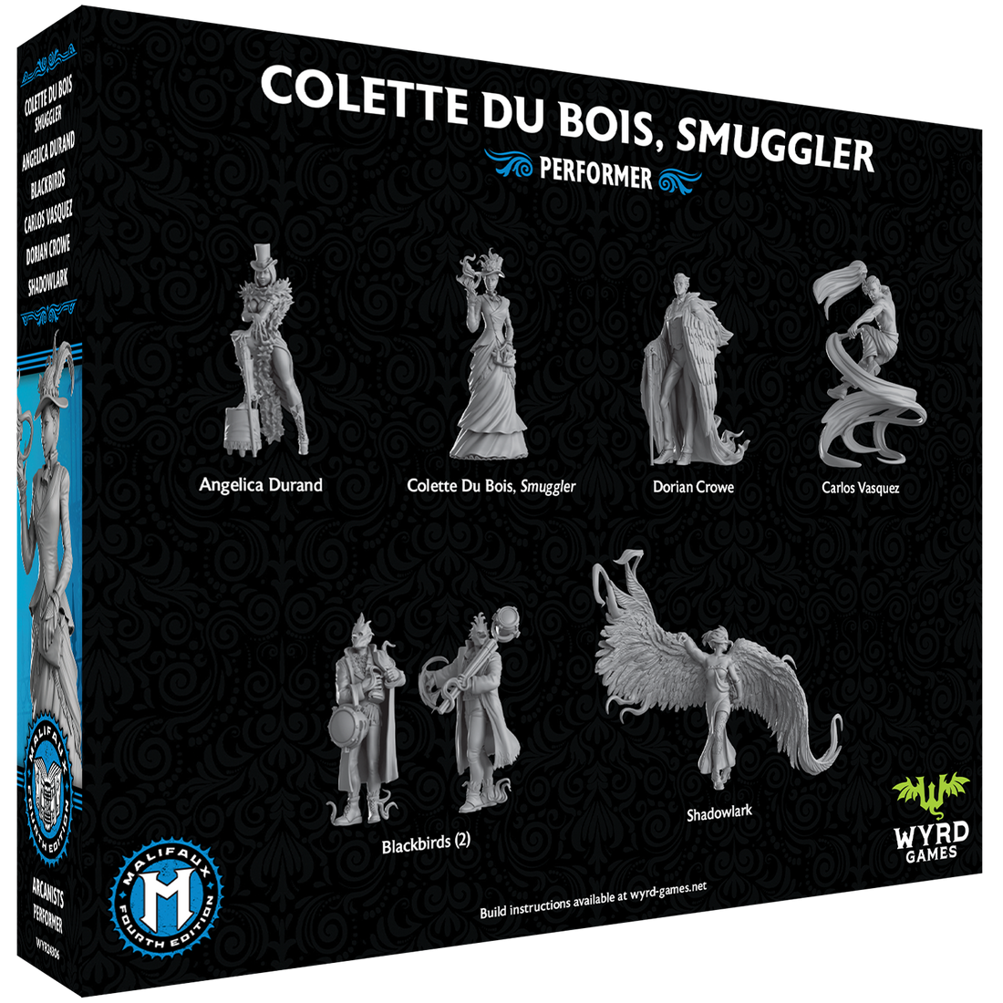 
                    
                      Malifaux Fourth Edition: Colette Du Bois, Smuggler box back
                    
                  