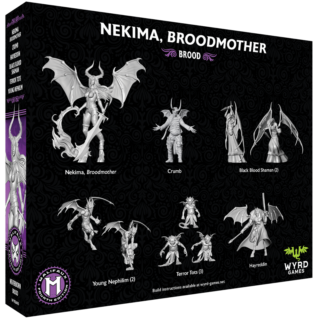 
                    
                      Malifaux Fourth Edition: Nekima, Broodmother box back
                    
                  