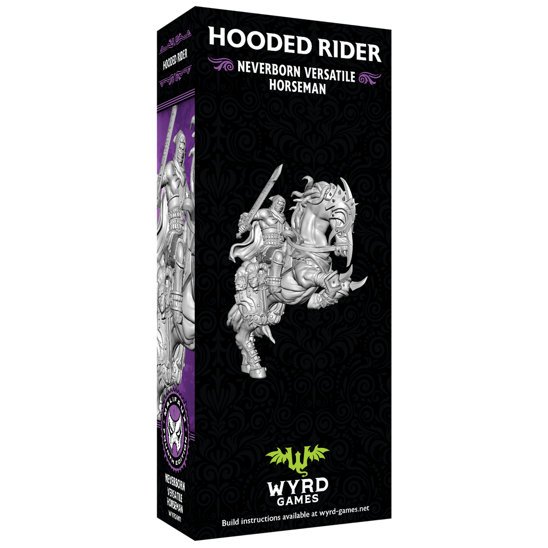 
                    
                      Malifaux Fourth Edition: Hooded Rider, back package image
                    
                  
