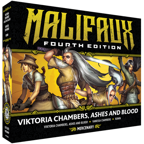 Malifaux Fourth Edition: Viktoria Chambers, Ashes and Blood - Wyrd Miniatures - Online Store