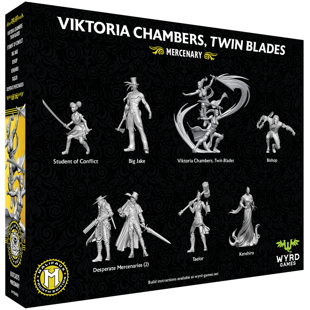 Malifaux Fourth Edition: Viktoria Chambers, Twin Blades – Wyrd