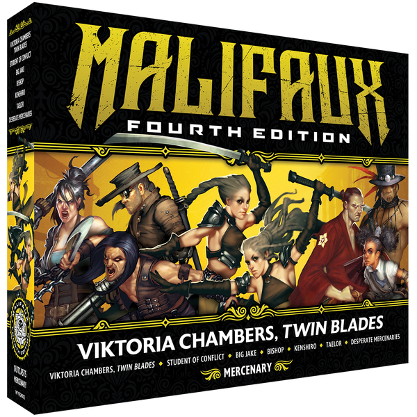 Malifaux Fourth Edition: Viktoria Chambers, Twin Blades – Wyrd