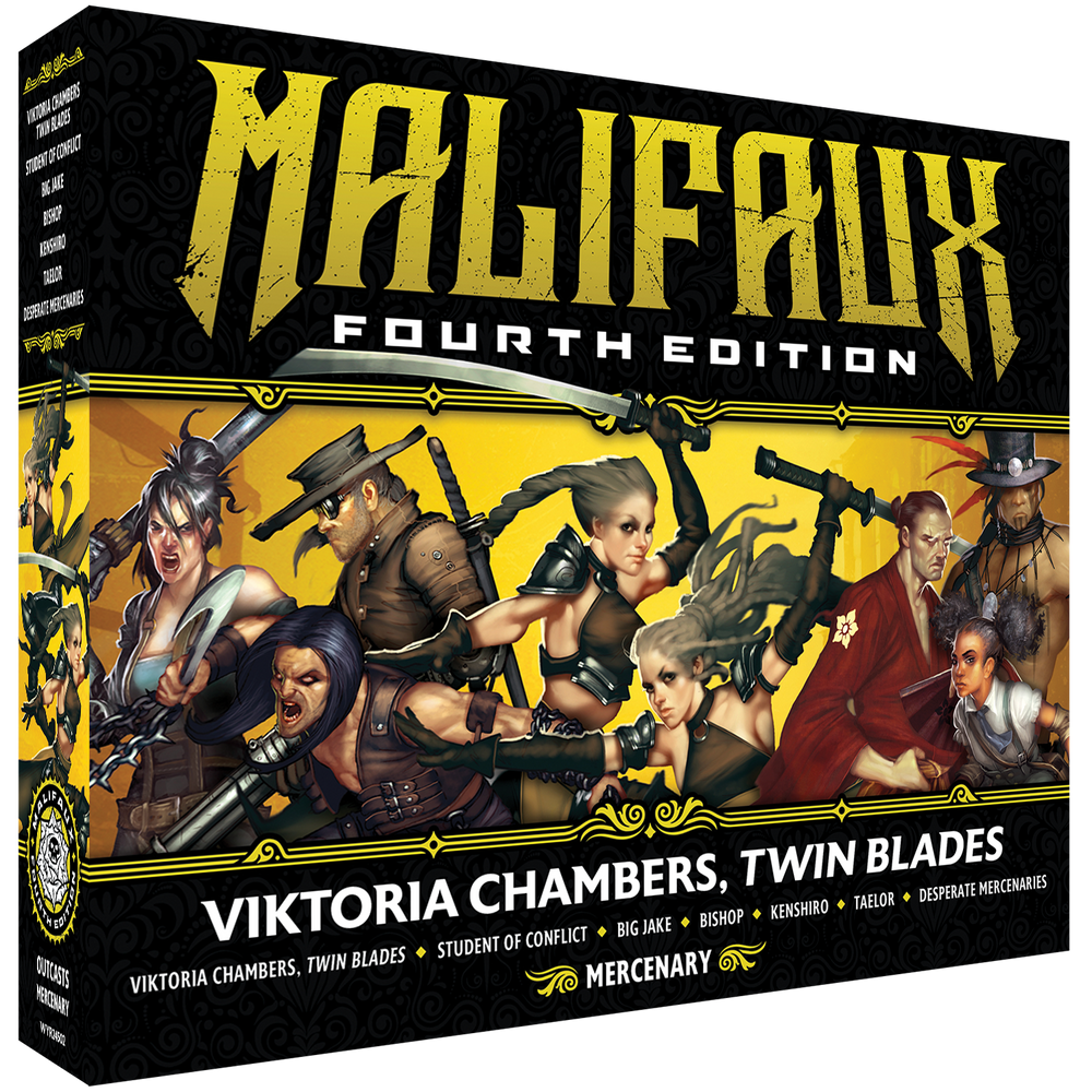 Malifaux Fourth Edition: Viktoria Chambers, Twin Blades – Wyrd
