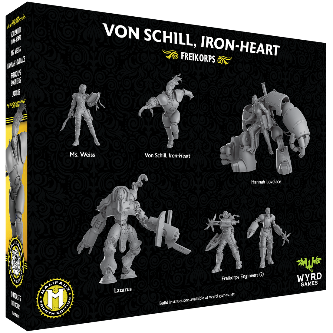 
                    
                      Malifaux Fourth Edition: Von Schill, Iron-Heart box back
                    
                  
