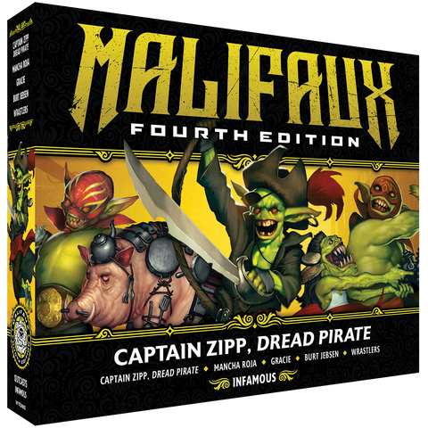 Malifaux Fourth Edition: Captain Zipp, Dread Pirate - Wyrd Miniatures - Online Store