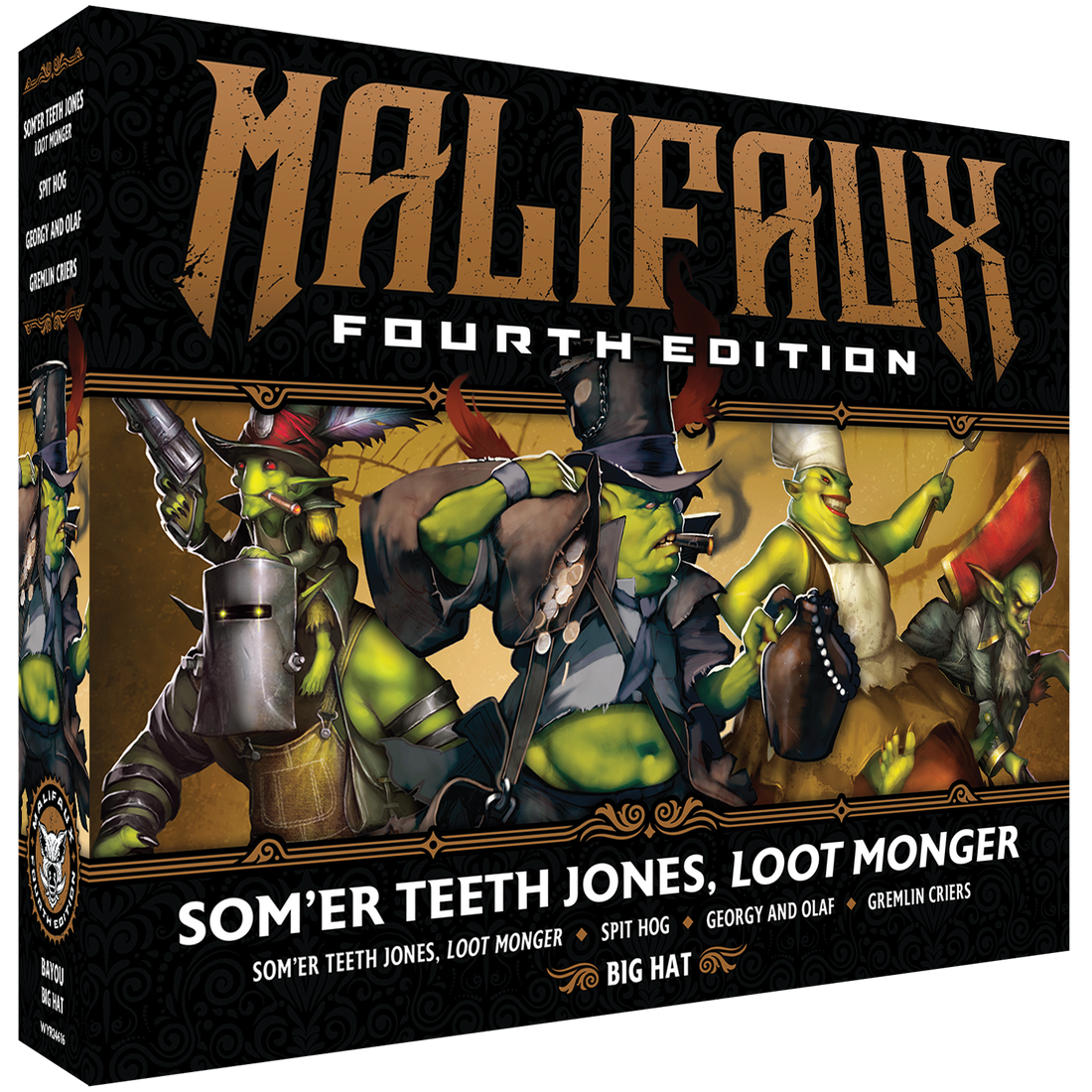 
                    
                      Malifaux Fourth Edition: Som’er Teeth Jones, Loot Monger box front
                    
                  